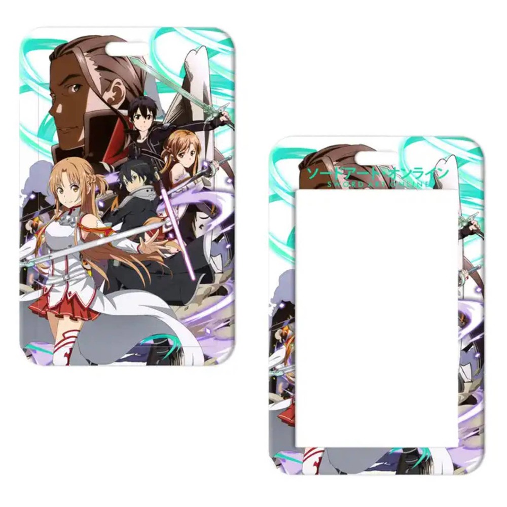 Sword Art Online Anime Lanyard/Card Holder - Picture 3 of 5